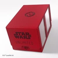 Star Wars: Unlimited Double Deck Pod (Red) - GameGenic Deck Boxes - Deck Boxes card