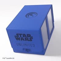 Star Wars: Unlimited Double Deck Pod (Blue) - GameGenic Deck Boxes - Deck Boxes card