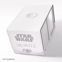 Star Wars: Unlimited Double Deck Pod (Black/White) - GameGenic Deck Boxes - Deck Boxes card