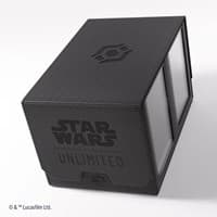 Star Wars: Unlimited Double Deck Pod (Black) - GameGenic Deck Boxes - Deck Boxes card