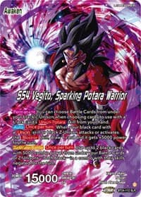 SS4 Son Goku & SS4 Vegeta // SS4 Vegito, Sparking Potara Warrior (SLR) - Beyond Generations - Dragon Ball Super: Masters card