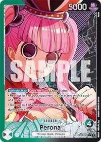 Perona (021) (Alternate Art) - Wings of the Captain - One Piece Card Game card