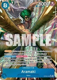 Aramaki (Alternate Art) - Wings of the Captain - One Piece Card Game card