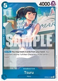 Tsuru - Wings of the Captain - One Piece Card Game card