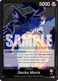 Gecko Moria (080) - Wings of the Captain - One Piece Card Game card