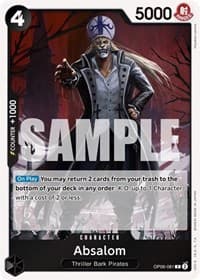 Absalom - Wings of the Captain - One Piece Card Game card