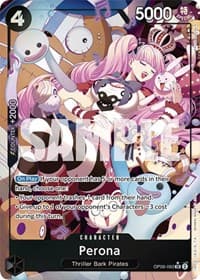 Perona (093) (Alternate Art) - Wings of the Captain - One Piece Card Game card