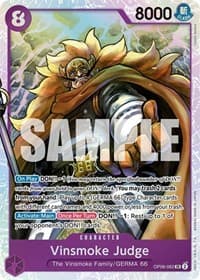 Vinsmoke Judge - Wings of the Captain - One Piece Card Game card
