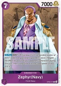 Zephyr (Navy) - Wings of the Captain - One Piece Card Game card