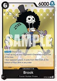 Brook - Wings of the Captain - One Piece Card Game card