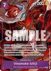 Vinsmoke Ichiji (061) (Alternate Art) - Wings of the Captain - One Piece Card Game card