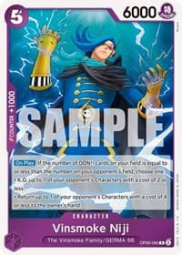 Vinsmoke Niji (065) - Wings of the Captain - One Piece Card Game card