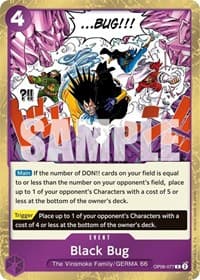 Black Bug - Wings of the Captain - One Piece Card Game card