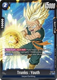 Trunks : Youth - FS02-09 (Bonus Pack Alternate Art) - Starter Deck 2: Vegeta - Dragon Ball Super: Fusion World card