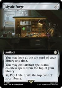 Mystic Forge (Extended Art) - Universes Beyond: Fallout - Magic: The Gathering card