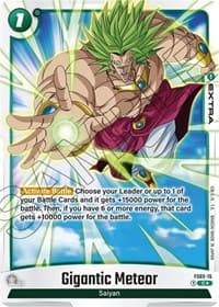 Gigantic Meteor (Bonus Pack Alternate Art) - Starter Deck 3: Broly - Dragon Ball Super: Fusion World card