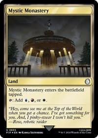 Mystic Monastery (Surge Foil) - Universes Beyond: Fallout - Magic: The Gathering card