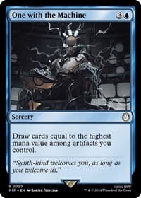 One with the Machine (Surge Foil) - Universes Beyond: Fallout - Magic: The Gathering card