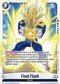 Final Flash (Bonus Pack Alternate Art) - Starter Deck 2: Vegeta - Dragon Ball Super: Fusion World card
