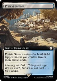 Prairie Stream (Extended Art) (Surge Foil) - Universes Beyond: Fallout - Magic: The Gathering card