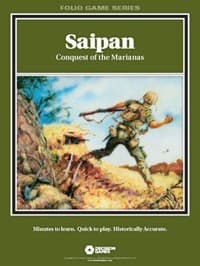 Saipan: Conquest of the Marianas - Folio Series - Decision Games - Boardgames card