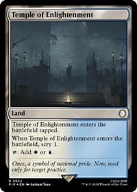 Temple of Enlightenment (Surge Foil) - Universes Beyond: Fallout - Magic: The Gathering card