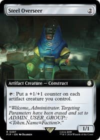 Steel Overseer (Extended Art) - Universes Beyond: Fallout - Magic: The Gathering card