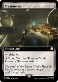 Treasure Vault (Extended Art) (Surge Foil) - Universes Beyond: Fallout - Magic: The Gathering card