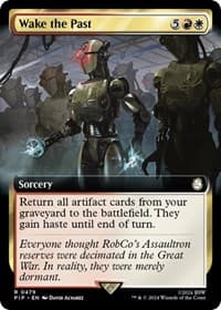 Wake the Past (Extended Art) - Universes Beyond: Fallout - Magic: The Gathering card