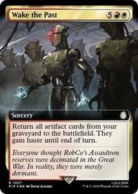Wake the Past (Extended Art) (Surge Foil) - Universes Beyond: Fallout - Magic: The Gathering card