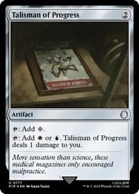 Talisman of Progress (Surge Foil) - Universes Beyond: Fallout - Magic: The Gathering card