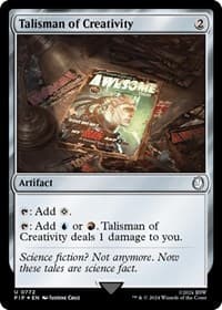 Talisman of Creativity (Surge Foil) - Universes Beyond: Fallout - Magic: The Gathering card