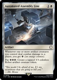 Automated Assembly Line - Universes Beyond: Fallout - Magic: The Gathering card