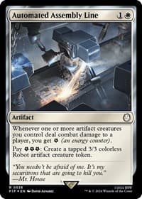 Automated Assembly Line (Surge Foil) - Universes Beyond: Fallout - Magic: The Gathering card
