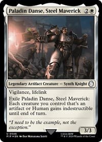 Paladin Danse, Steel Maverick (Surge Foil) - Universes Beyond: Fallout - Magic: The Gathering card