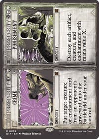 Crime // Punishment - Outlaws of Thunder Junction: Breaking News - Magic: The Gathering card