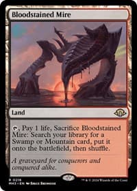 Bloodstained Mire - Modern Horizons 3 - Magic: The Gathering card