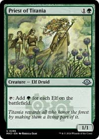 Priest of Titania - Modern Horizons 3 - Magic: The Gathering card