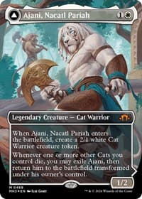 Ajani, Nacatl Pariah (Borderless) (Textured Foil) - Modern Horizons 3 - Magic: The Gathering card