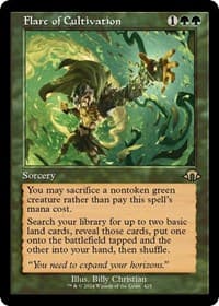 Flare of Cultivation (Retro Frame) - Modern Horizons 3 - Magic: The Gathering card
