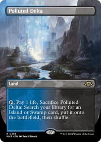 Polluted Delta (Borderless) - Modern Horizons 3 - Magic: The Gathering card