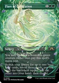Flare of Cultivation (Borderless) - Modern Horizons 3 - Magic: The Gathering card