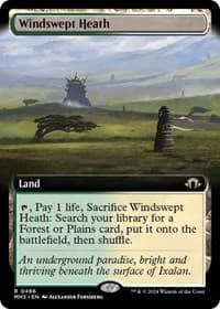Windswept Heath (Extended Art) - Modern Horizons 3 - Magic: The Gathering card
