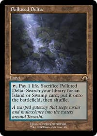 Polluted Delta (Retro Frame) - Modern Horizons 3 - Magic: The Gathering card