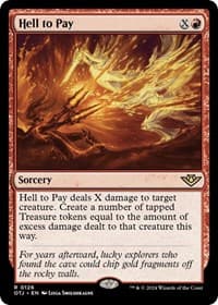 Hell to Pay - Outlaws of Thunder Junction - Magic: The Gathering card