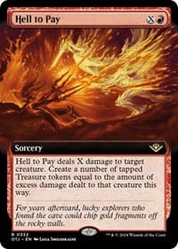 Hell to Pay (Extended Art) - Outlaws of Thunder Junction - Magic: The Gathering card