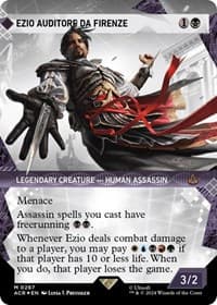 Ezio Auditore da Firenze (Showcase) (Textured Foil) - Universes Beyond: Assassin's Creed - Magic: The Gathering card