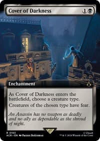 Cover of Darkness (Extended Art) - Universes Beyond: Assassin's Creed - Magic: The Gathering card