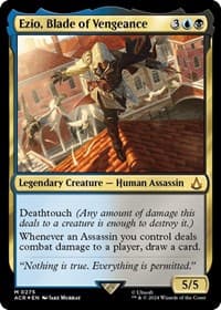Ezio, Blade of Vengeance - Universes Beyond: Assassin's Creed - Magic: The Gathering card