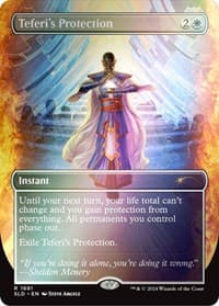Teferi's Protection (1691) (Rainbow Foil) - Secret Lair Drop Series - Magic: The Gathering card